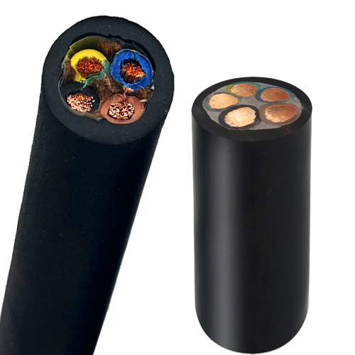 H07RN-F 450/750V Cable Flexible de Cobre y Caucho para Trabajos Pesados