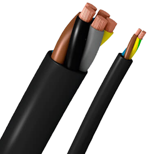 1~5 Núcleos Cables de RV-K 0.6/1 kv, PVC, Cable de alambre de cobre flexible