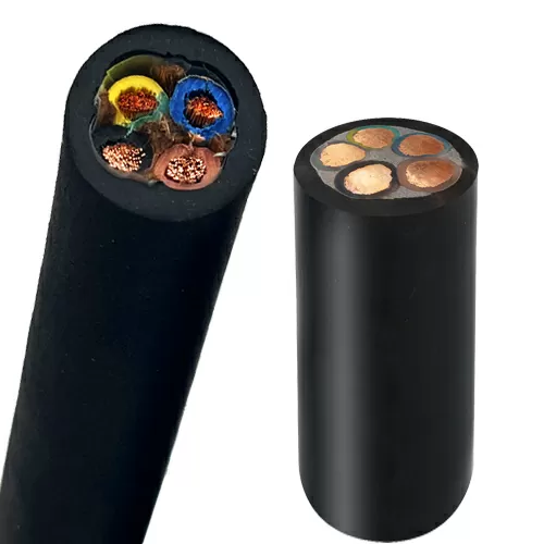 H07RN-F 450/750V Cable Flexible de Cobre y Caucho para Trabajos Pesados