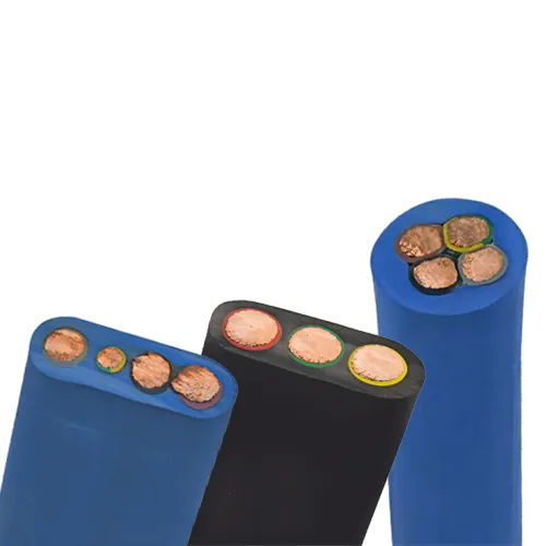 600V Cable de Bomba Sumergible Tipo: plano or redondo